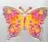 Мозаика фигурная Бабочка с магнитами  - миниатюра №1